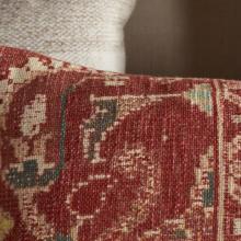 Nkuku Selyo Tapestry Cushion Cover - Terracotta & Rust