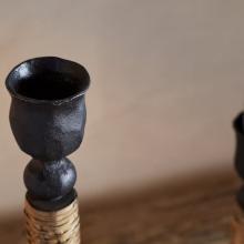 Nkuku Musika Woven Candlestick 