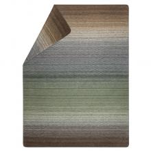 David Fussenegger Gradient / Herringbone Savona Velour Blanket Throw