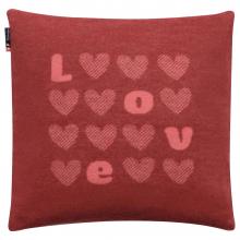 David Fussenegger Hearts & Love Silvretta Cushion Cover Red