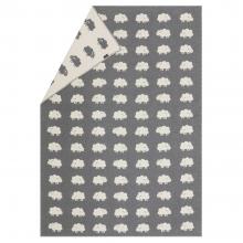 David Fussenegger Sheep Carla structured Blanket Throw Charcoal