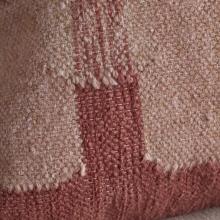 Nkuku Akki Wool & Cotton Cushion Cover - Dusty Pink