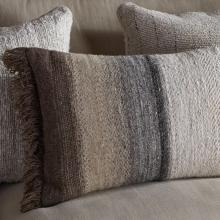 Nkuku Icai Ombre Cushion Cover - Mocha