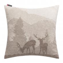 David Fussenegger Landscape / Stags Silvretta Cushion Cover Brown