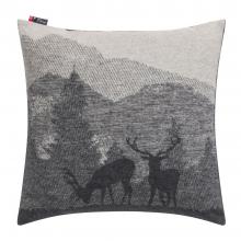 David Fussenegger Landscape / Stags Silvretta Cushion Cover Charcoal