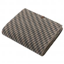 David Fussenegger Merano Houndstooth Wool Blend Blanket Throw
