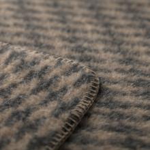David Fussenegger Merano Houndstooth Wool Blend Blanket Throw