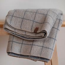 David Fussenegger Merano Checkered Wool Blend Blanket Throw