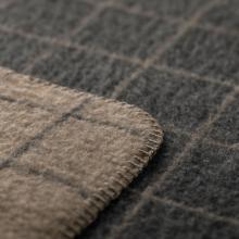 David Fussenegger Merano Checkered Wool Blend Blanket Throw