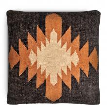 Nkuku Ayyi Wool Cushion Cover - Black & Green