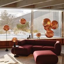 Tom Dixon Whirl LED Medium Pendant Copper 