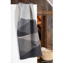 David Fussenegger Mountain Silhouettes Luca Blanket Throw Charcoal
