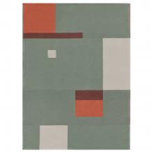 David Fussenegger Squares Luca Blanket Throw Charcoal