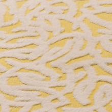 David Fussenegger Carla Floral Fine Lines Blanket Throw Yellow