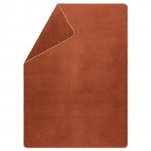 David Fussenegger Savona Velour Blanket Throw Copper