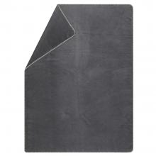 David Fussenegger Savona Velour Blanket Throw Medium Grey