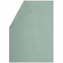 David Fussenegger Sylt Cotton Lightweight Throw Plain Glass Green