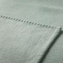 David Fussenegger Sylt Cotton Lightweight Throw Plain Glass Green