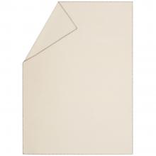 David Fussenegger Sylt Cotton Lightweight Throw Plain Ecru