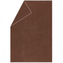 David Fussenegger Sylt Cotton Lightweight Throw Plain Mahogany