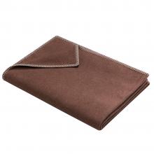 David Fussenegger Sylt Cotton Lightweight Throw Plain Mahogany