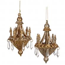 Goodwill Glitter Chandelier Ornament Gold / Champagne