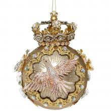 Goodwill Crown Jewels Ball Ornament Gold