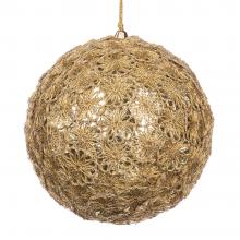 Goodwill Embroidered Lace Flower Ball Gold