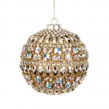 Goodwill Iridescent Jewel Covered Ball Gold