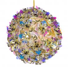 Goodwill Iridescent 3D Flower Ball Gold / Multi