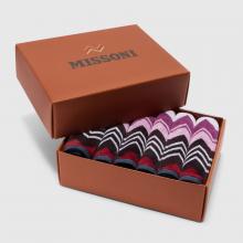 Missoni Home Giacomo 28 Bordeaux Face Towels - Box Set of Six