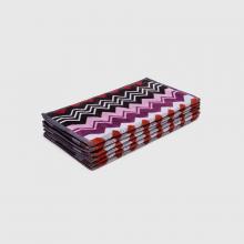 Missoni Home Giacomo 28 Bordeaux Face Towels - Box Set of Six
