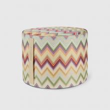 Missoni Home Agadir Cylinder Pouffe 159 Orange Multi