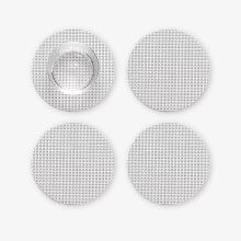 Chilewich Mini Basket Weave Set of 4 Coasters