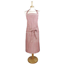 Walton & Co County Ticking Dorest Red Apron