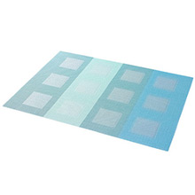 Chilewich Engineered Squares Azure