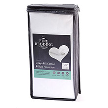 The Fine Bedding Company The Deep Fill Cotton Pillow Protector