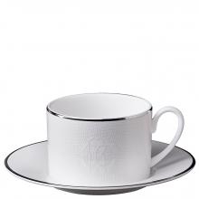 Roberto Cavalli Lizzard Platin Tea Cup and Saucer (6)