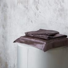 Gingerlily Plain Mulberry Silk Cocoa Pillowcases