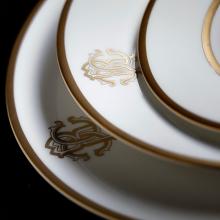 Roberto Cavalli Silk Gold Plates
