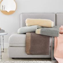 Ibena Dublin Double Face Dark Grey / Silver 840