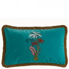 Emma J Shipley for Clarke & Clarke Jungle Palms Bolster Velvet Cushion