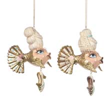 Goodwill Marie Antoinette Fanned Fish Ornament