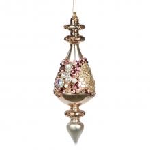 Goodwill Glass Pearl /Jewel Finial Ornament