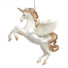 Goodwill Glass Flying Unicorn Ornament