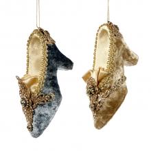 Goodwill Velvet and Metallic Rococo Shoe Ornament
