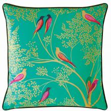 Sara Miller Green Birds Cushion