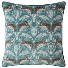 Fat Face Lounging Leopards Cushion
