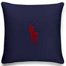 Ralph Lauren RL Pony Cushion Case Navy / Red