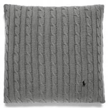 Ralph Lauren Cable Cushion Cover Charcoal